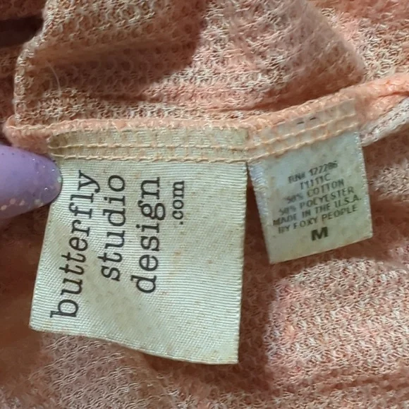 🦋 Y2K Butterfly Dropout Vintage Top 🦋 - Picture 10 of 11